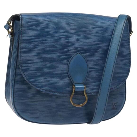 LOUIS VUITTON Epi Saint Cloud GM Shoulder Bag Toledo Blue M52195 - Picture 1 of 16